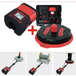   Runpotec 111430 RM35 Digitális kábelhosszmérő műszer + XB 300 Profi kábelcsévélő