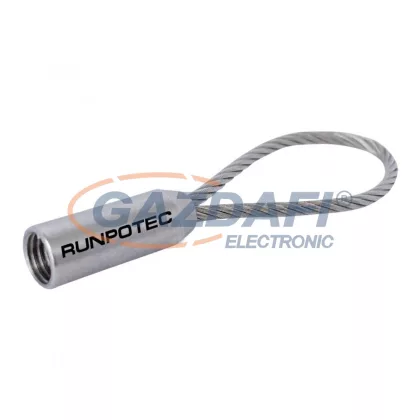 RUNPOTEC 204270 Rozsdamentes behúzó hurok Ø 2 mm