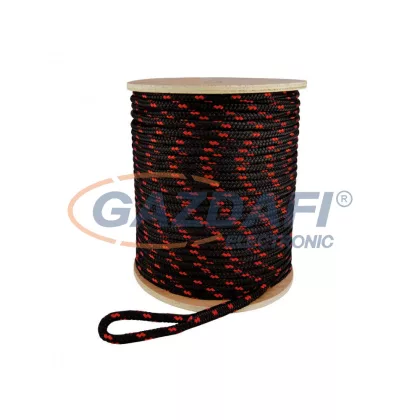   RUNPOTEC 206170 Poliészter behúzó kötél dobon, 12 mm, 300 m, 2180 KG