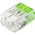   TRACON RVOGB2 Csavar nélküli vezetékösszekötő, nyitható átlátszó 0,5-6(4)mm2, 41A, 450VAC 2P