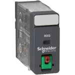   SCHNEIDER RXG11P7 Zelio RXG Interfész relé, 1CO, 10A, 230VAC, tesztgomb