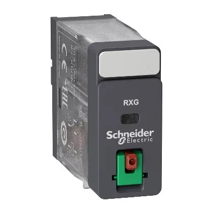 SCHNEIDER RXG11P7 Zelio RXG Interfész relé, 1CO, 10A, 230VAC, tesztgomb