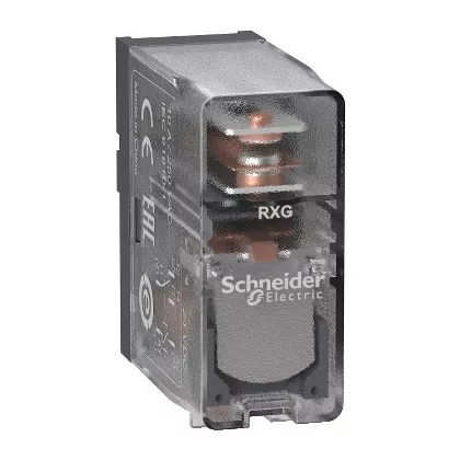   SCHNEIDER RXG15BD Zelio RXG Interfész relé, 1CO, 10A, 24VDC