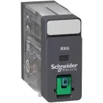   SCHNEIDER RXG21BD Zelio RXG Interfész relé, 2CO, 5A, 24VDC, tesztgomb