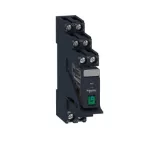   SCHNEIDER RXG21BDPV Zelio RXG Interfész relé, 2CO, 5A, 24VDC, tesztgomb