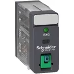   SCHNEIDER RXG22FD Zelio RXG Interfész relé, 2CO, 5A, 110VDC, tesztgomb, LED