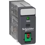   SCHNEIDER RXG22P7 Zelio RXG Interfész relé, 2CO, 5A, 230VAC, tesztgomb, LED