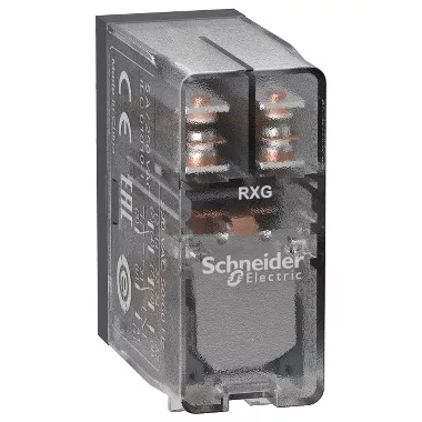 SCHNEIDER RXG25M7 Zelio RXG Interfész relé, 2CO, 5A, 220VAC
