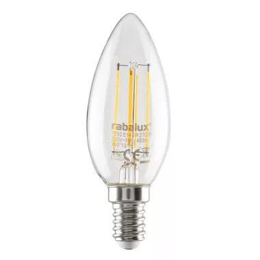 RÁBALUX 1692 LED fényforrás C35 E14 4W, 470 lm, 4000K