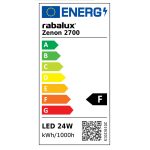   RÁBALUX 2700 Zenon, szenzoros LED kültéri mennyezeti lámpa 24W, fehér