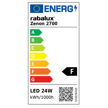   RÁBALUX 2700 Zenon, szenzoros LED kültéri mennyezeti lámpa 24W, fehér
