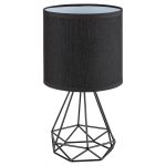 RÁBALUX 3016 Kinga éjjeli lámpa, E14 1x MAX 40W, fekete