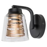 RÁBALUX 3542 Zenaida,Falikar, E27 1x MAX 60W,fekete