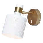 RÁBALUX 5089 Alberta, Falikar, E27 1x MAX 9W, arany