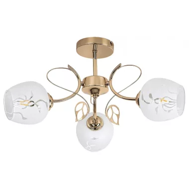 RÁBALUX 5098 Fauna, mennyezeti lámpa E27 3x MAX 40W, arany