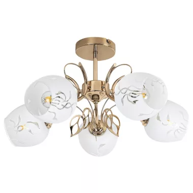 RÁBALUX 5099 Fauna, mennyezeti lámpa E27 5x MAX 40W, arany