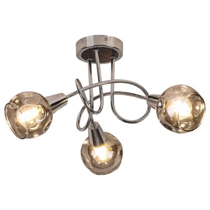   RÁBALUX 5348 Tamara, mennyezeti lámpa E14 3x MAX 40W, króm