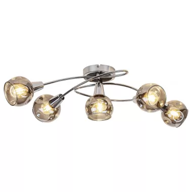 RÁBALUX 5349 Tamara, mennyezeti lámpa E14 5x MAX 40W, króm