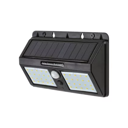   RÁBALUX 7881 Ostrava, napelemes lámpa, LED2, 4W, fekete, szenzor