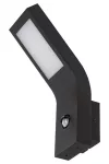 RÁBALUX 7911 Saldus, kültéri falikar, LED9W, fekete, szenzor