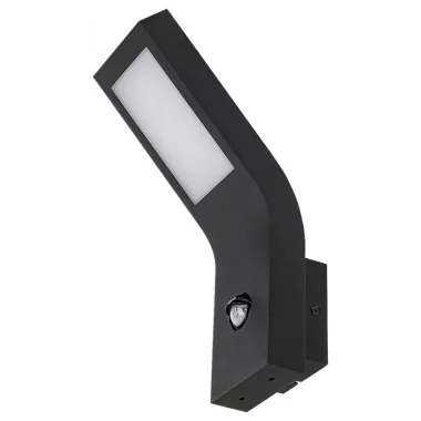 RÁBALUX 7911 Saldus, kültéri falikar, LED9W, fekete, szenzor RÁBALUX 7911 Saldus, kültéri falikar, LED9W, fekete, szenzor