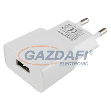 Adapter USB aljzattal, 2,1A