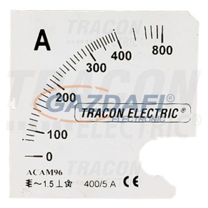 TRACON SCALE-AC48-100-5A Skálalap ACAM48-5 alapműszerhez