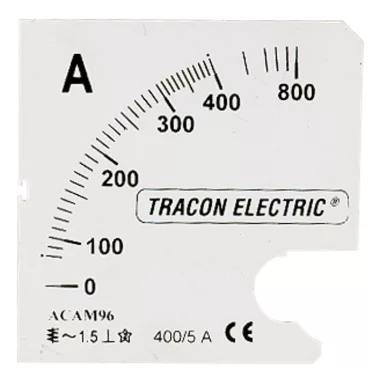 TRACON SCALE-DC48-1000/75MV Skálalap DCVM-48B alapműszerhez 0 - 1000 A
