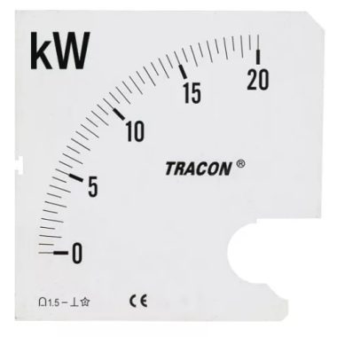 TRACON SCALE-W72-4-320 Skálalap W72-400V/4 műszerhez