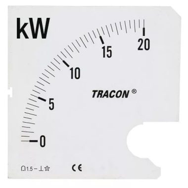 TRACON SCALE-W72-4-480 Skálalap W72-400V/4 műszerhez