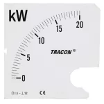   TRACON SCALE-W96/4-1600 Skálalap W96-400V/4 műszerhez 0 - 1600 kW