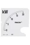 TRACON SCALE-W96/4-400 Skálalap W96-400V/4 műszerhez 0 - 400 kW
