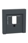 SCHNEIDER 297914 MERTEN Többfunkciós fedlap, System-M, antracit