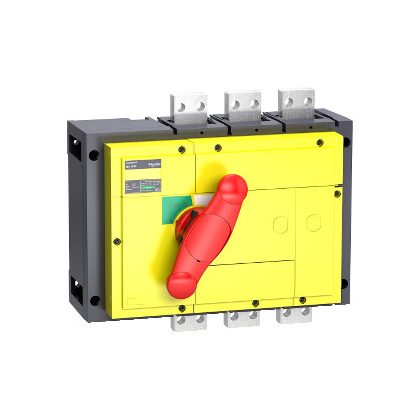   SCHNEIDER 31350 Szakaszolókapcsoló Interpact INS1600 3P piros/sárga, szerelt