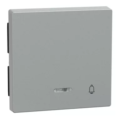 SCHNEIDER 430860 MERTEN Billentyű, csengőjellel, jelzőfényes funkciókhoz, System-M, alumínium