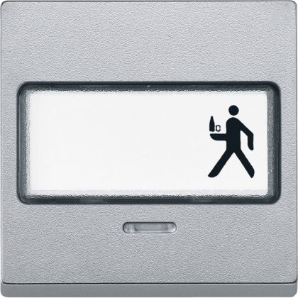   SCHNEIDER 434660 MERTEN Feliratozható billentyű, jelzőfényes funkciókhoz, System-M, alumínium