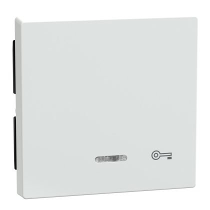   SCHNEIDER 435325 MERTEN Billentyű, kulcsjellel, jelzőfényes funkciókhoz, System-M, aktív fehér, antibakteriális