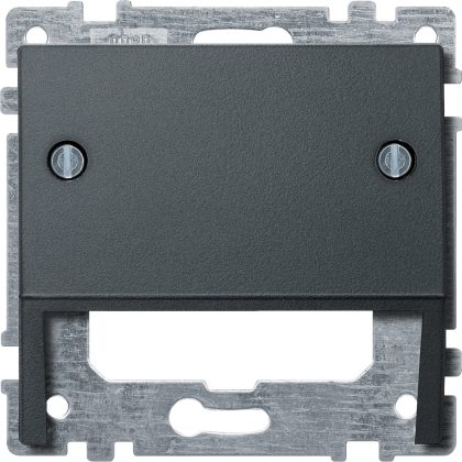   SCHNEIDER 464614 MERTEN Fedél, kommunikációs betétekhez, System-M, antracit