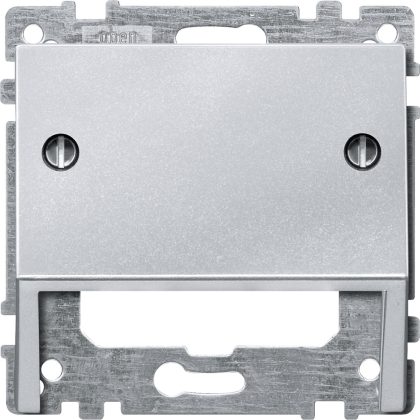  SCHNEIDER 464660 MERTEN Fedél, kommunikációs betétekhez, System-M, alumínium
