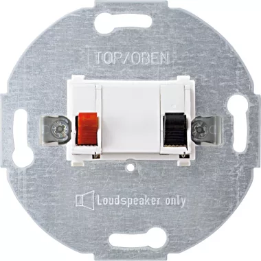 SCHNEIDER 466919 MERTEN Hangszórócsatlakozó, egyes, polárfehér