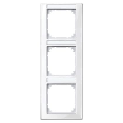  SCHNEIDER 470319 MERTEN M-Smart feliratozható hármas, függőleges keret, polárfehér