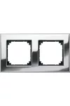 SCHNEIDER 475239 MERTEN M-Elegance kettes keret, króm (fém)