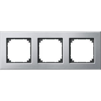   SCHNEIDER 475360 MERTEN M-Elegance hármas keret, platina (fém)