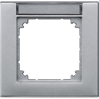 SCHNEIDER 476160 MERTEN M-Plan feliratozható egyes keret, alumínium