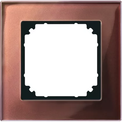   SCHNEIDER 489115 MERTEN M-Elegance egyes keret, mahagónibarna (üveg)