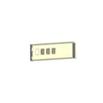   SCHNEIDER 88052 Rögzített rész kihúzható vált. MCC 100mm