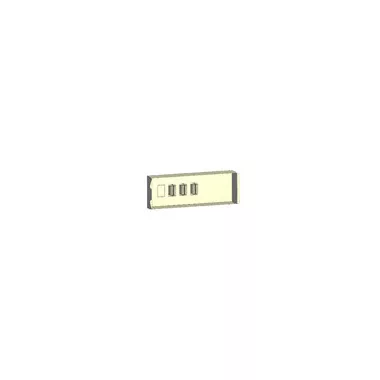 SCHNEIDER 88052 Rögzített rész kihúzható vált. MCC 100mm