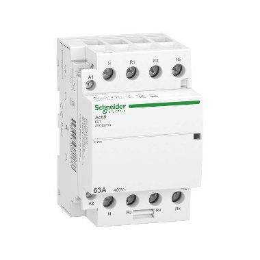 SCHNEIDER A9C22763 ACTI9 iCT63A kontaktor, 50Hz, 4NC, 3P+F, 220-240 VAC