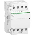   SCHNEIDER A9C24740 ACTI9 iCT40A kontaktor, 50Hz, 4NO, 3P+F, 220-240 VAC