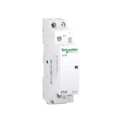 SCHNEIDER A9C40125 ACTI9 iCTK kontaktor, 25A, 1NO, 250VAC